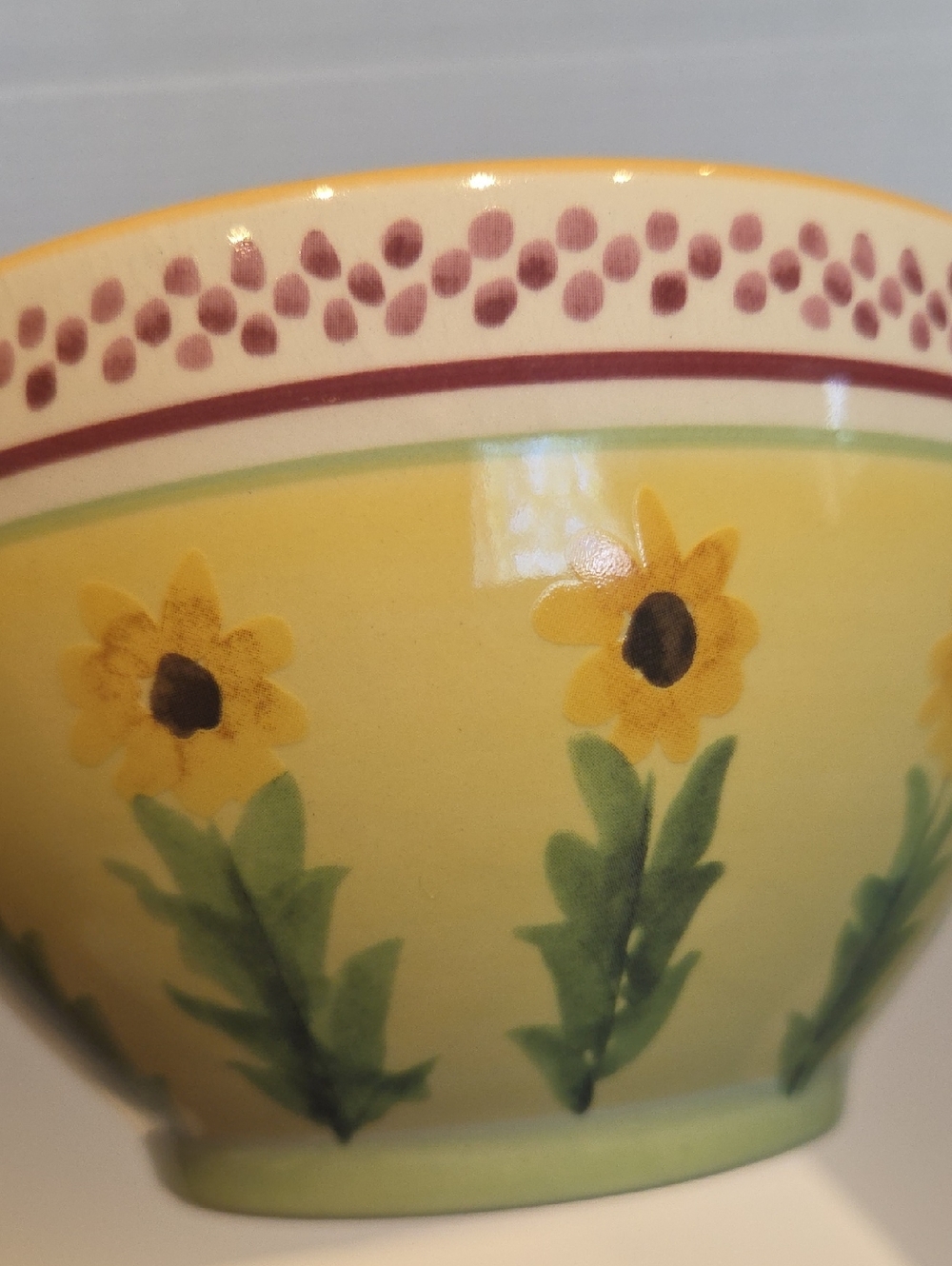 Pfaltzgraff Pistoulet By Jana Kolpen Sunflower Stoneware Bowl - Picture 2 of 7